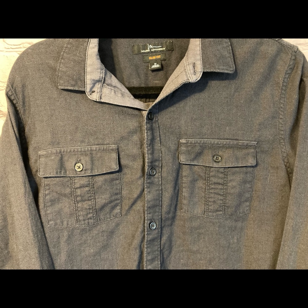 Marc Anthony Button Up Long Sleeve Shirt